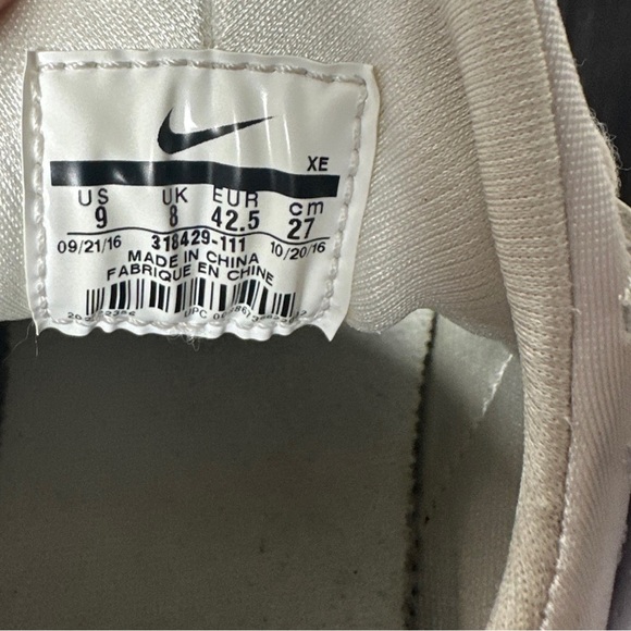 Nike Air Huarache All White Platinum 318429-111 Sneakers Shoes Men's Size 9 - Picture 15 of 16